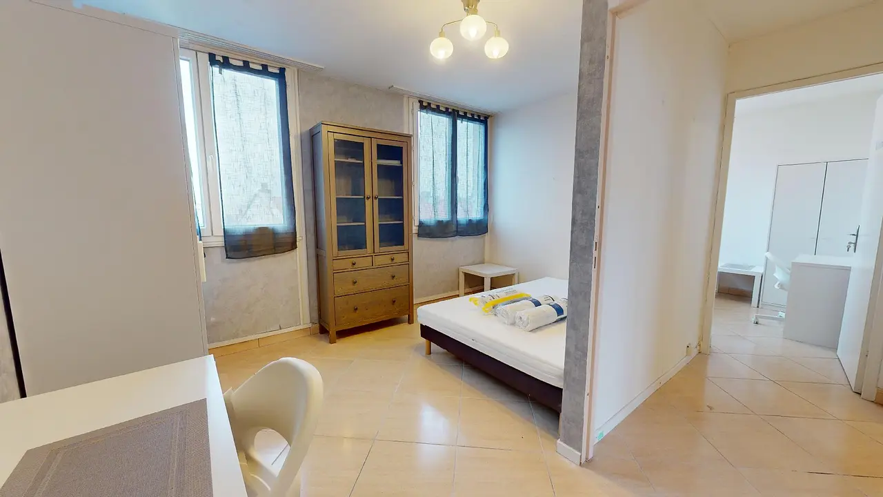 Colocation meublée de 65.4m2 - 491€ - Villeurbanne
