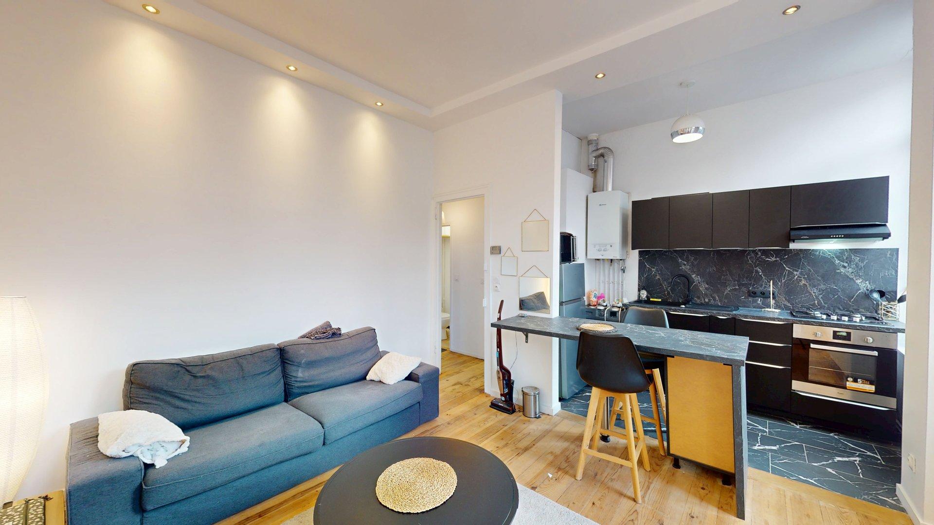 Lille - 42m² - 2p. - 1ch.