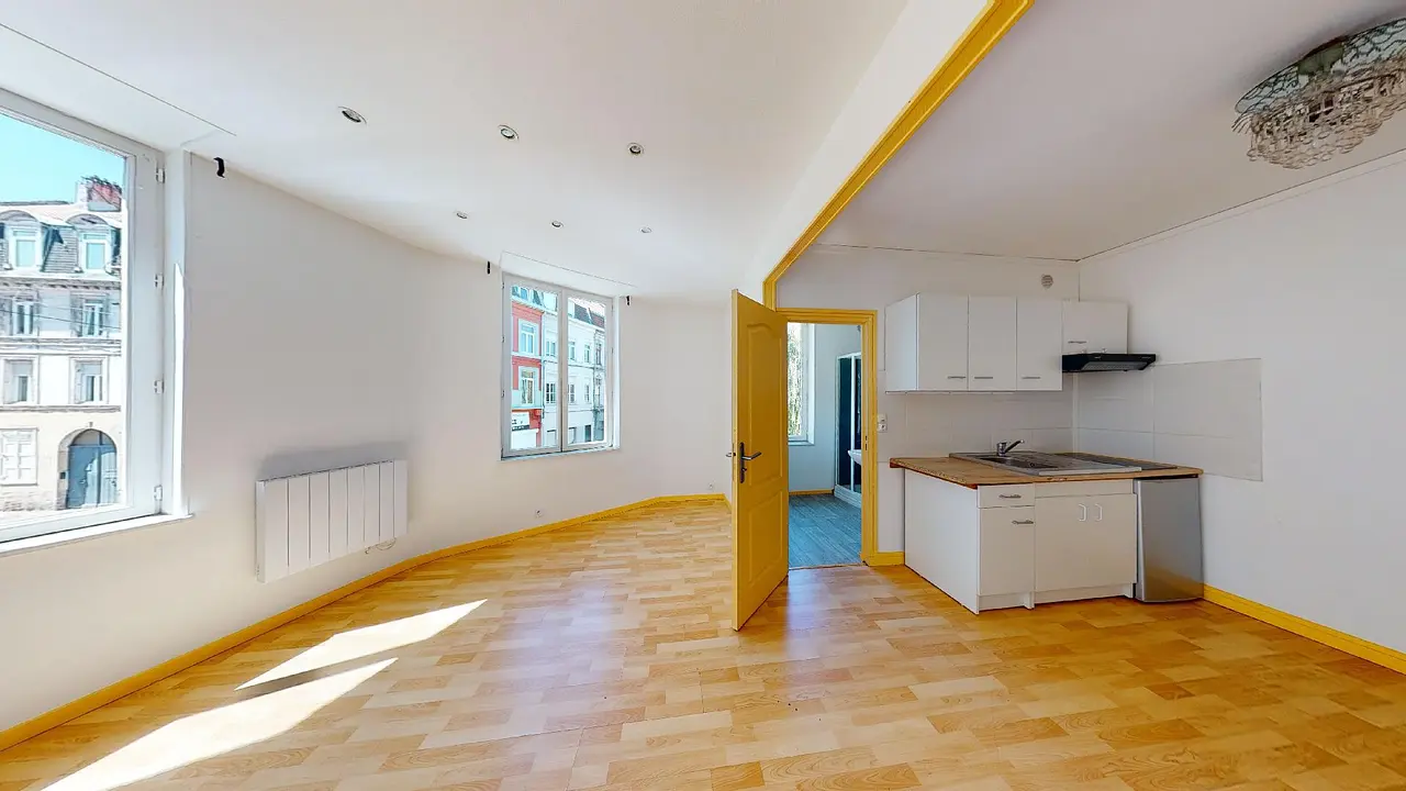 Appartement non meublé de 27.0m2 - 520€ - Lille