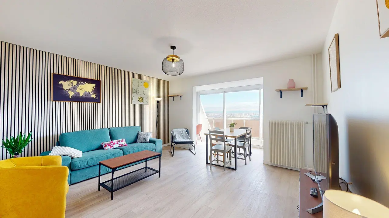 Colocation meublée de 102.96m2 - 625€ - Villeurbanne