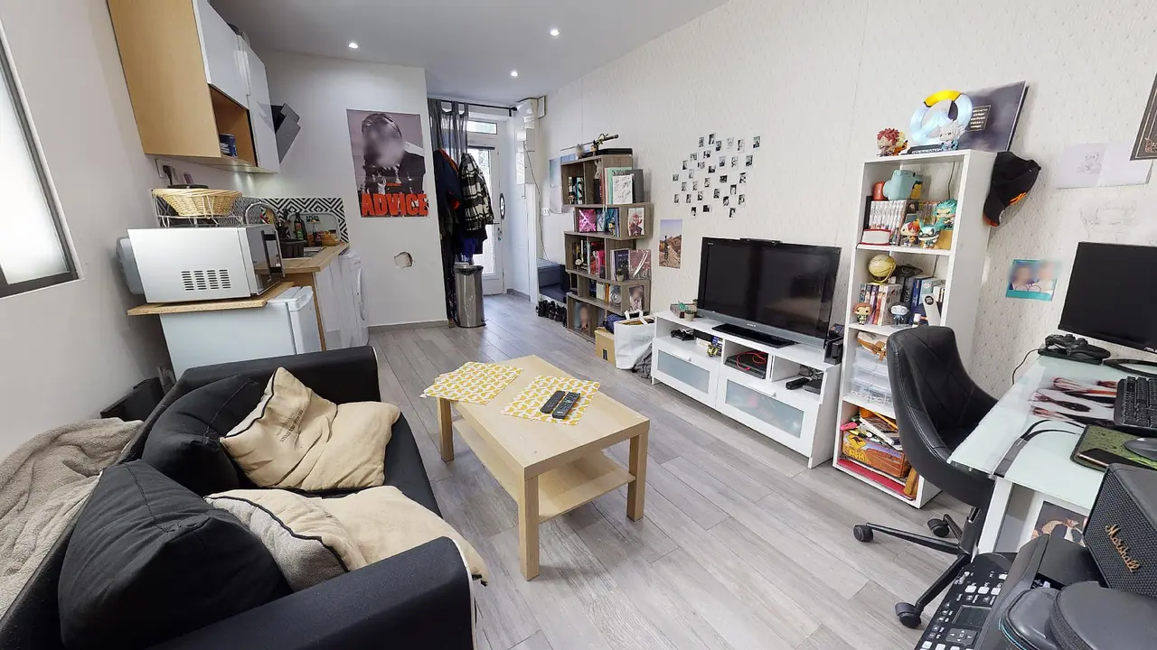 Appartement meublé de 28.0m2 - 791€ - Lyon