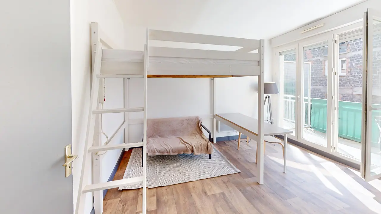 Appartement meublé de 18.0m2 - 395€ - Clermont-Ferrand