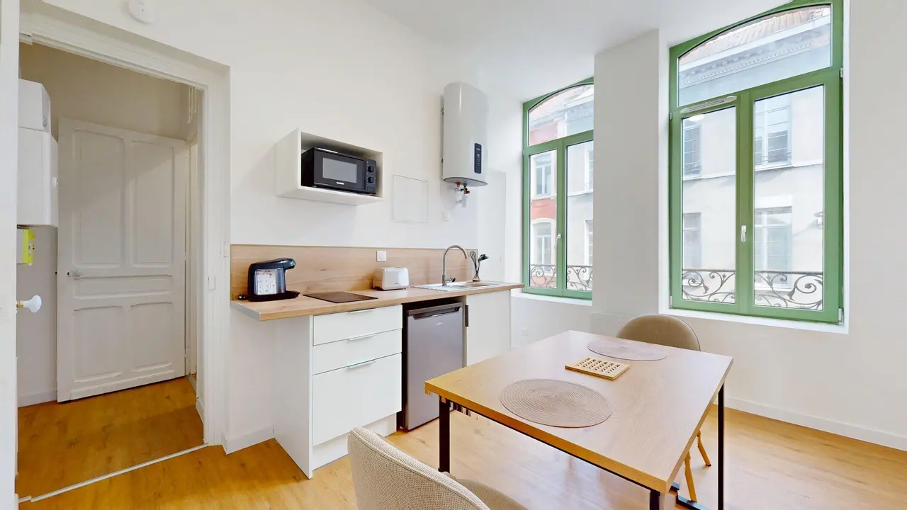 Appartement meublé de 40.2m2 - 800€ - Roubaix