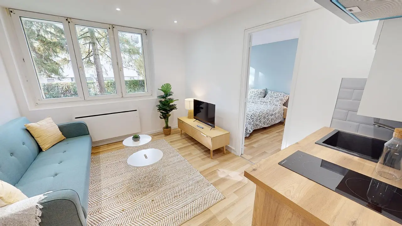 Appartement meublé de 22.44m2 - 593€ - Saint-Martin-d'Hères