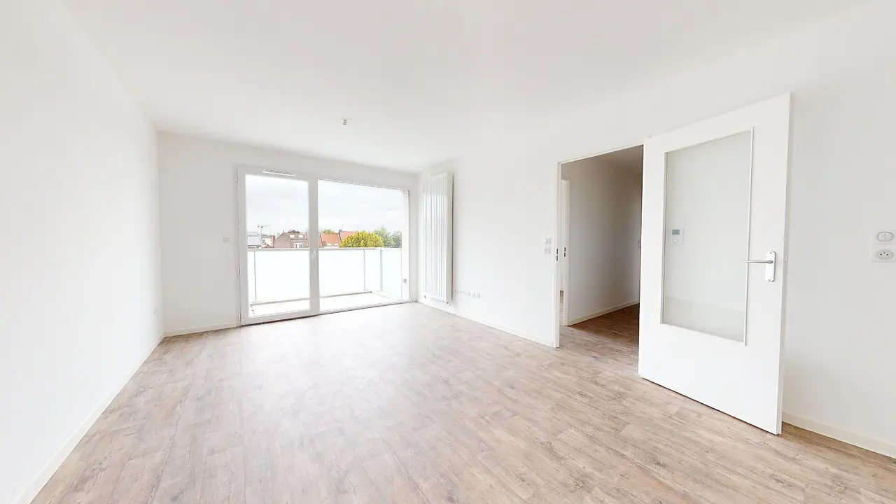 Appartement non meublé de 60.0m2 - 728€ - Tourcoing