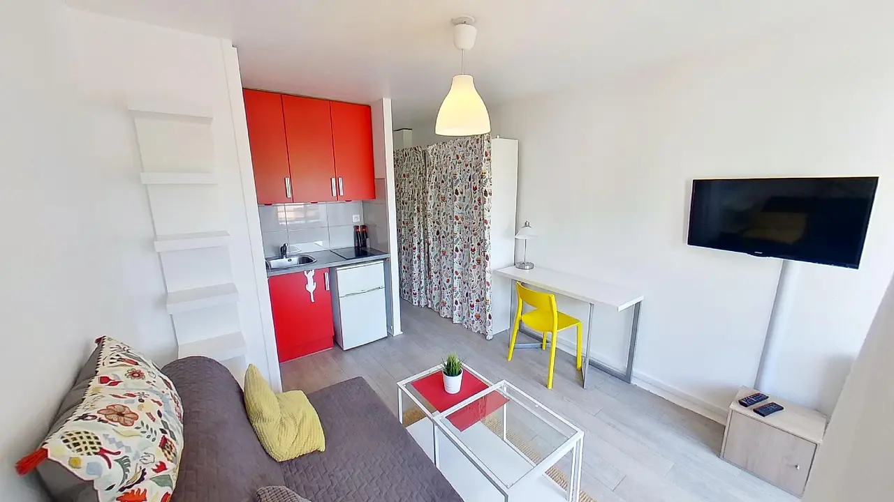 Appartement meublé de 18.0m2 - 612€ - Bordeaux