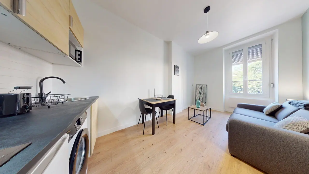 Appartement meublé de 20.34m2 - 615€ - Villeurbanne