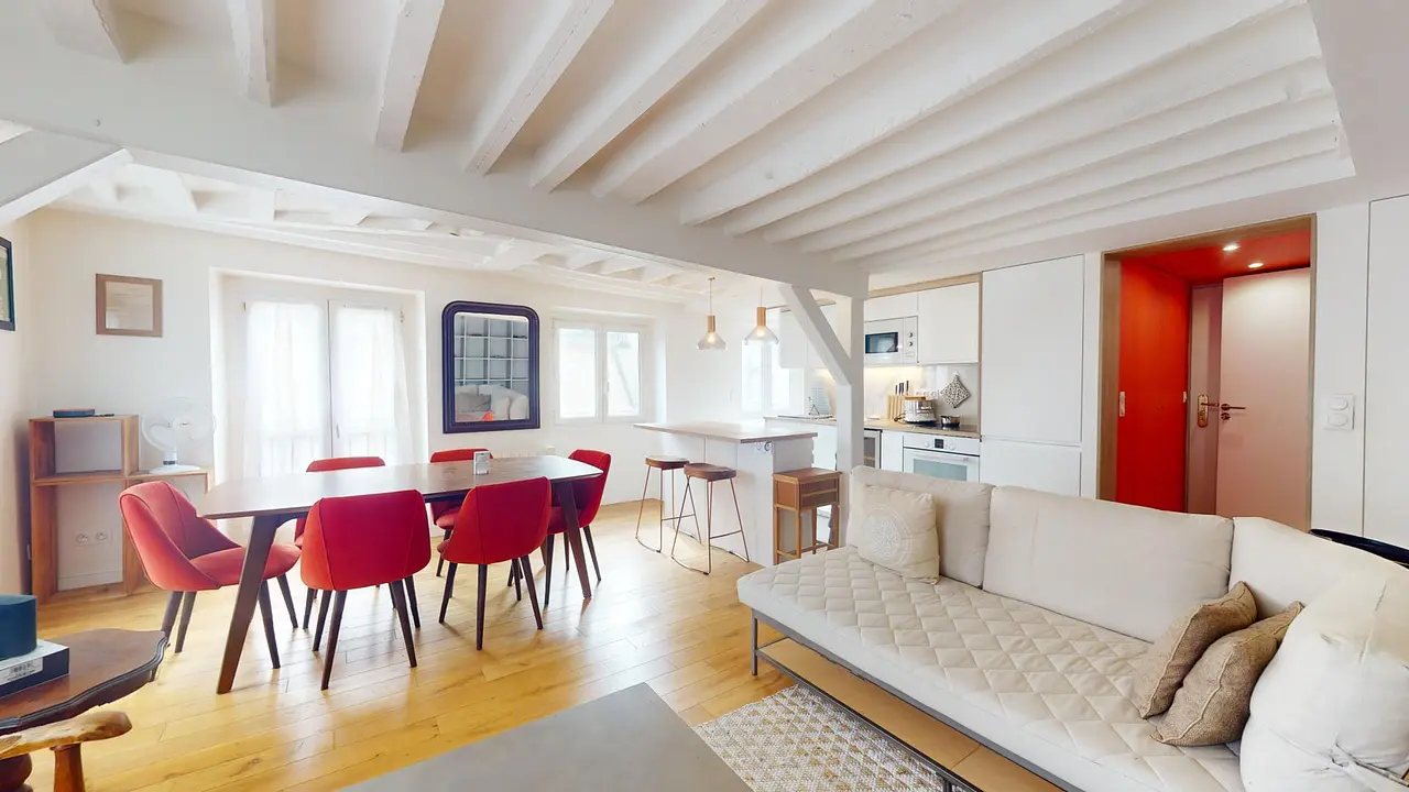 Appartement meublé de 60.0m2 - 2341€ - Paris