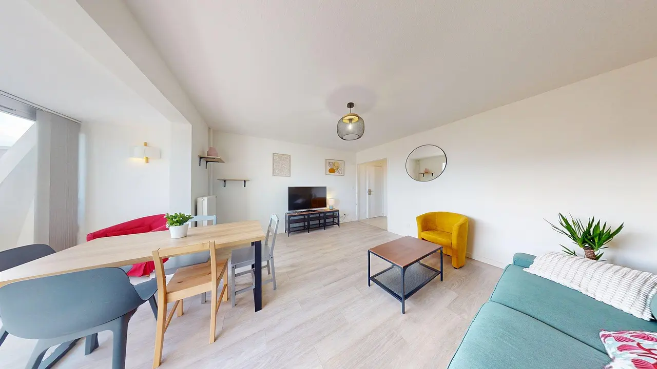 Colocation meublée de 102.96m2 - 595€ - Villeurbanne