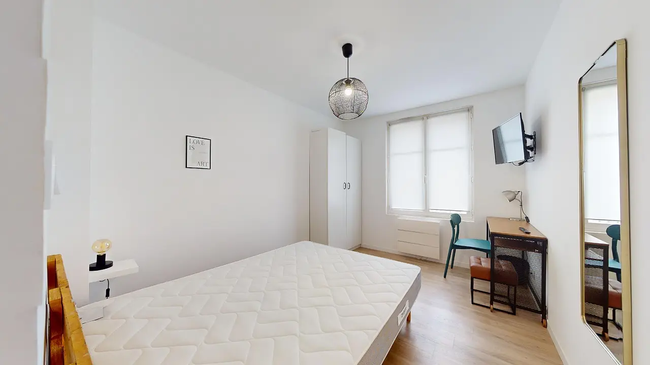 Colocation meublée de 63.8m2 - 435€ - Brest