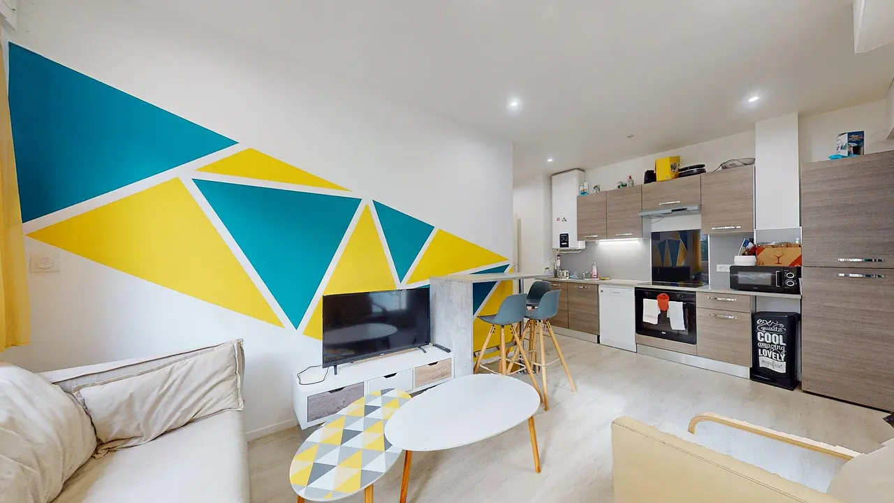 Colocation meublée de 60.0m2 - 540€ - Lyon