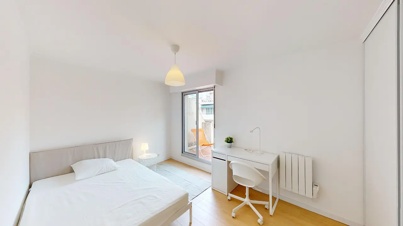 Colocation meublée de 52.0m2 - 589€ - Nice