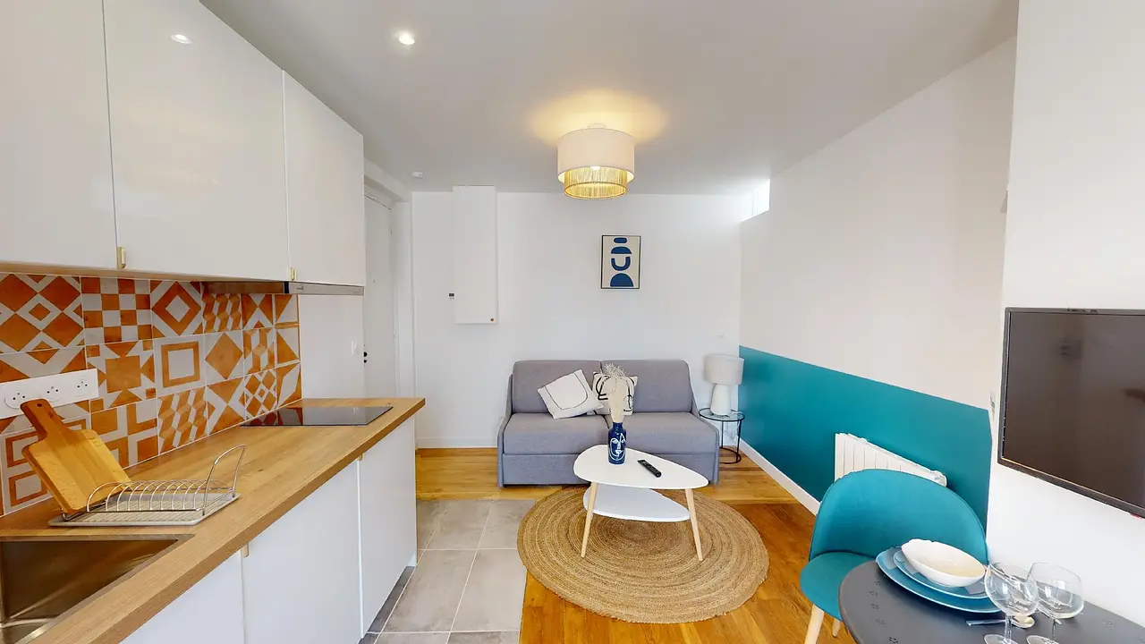 Appartement meublé de 18.0m2 - 935€ - Paris