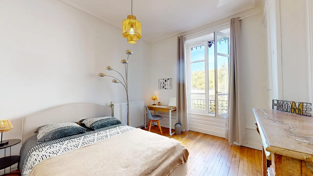 Colocation meublée de 56.0m2 - 596€ - Lyon