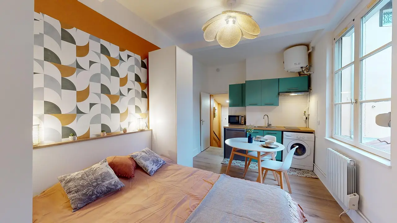 Appartement meublé de 20.0m2 - 475€ - Mâcon