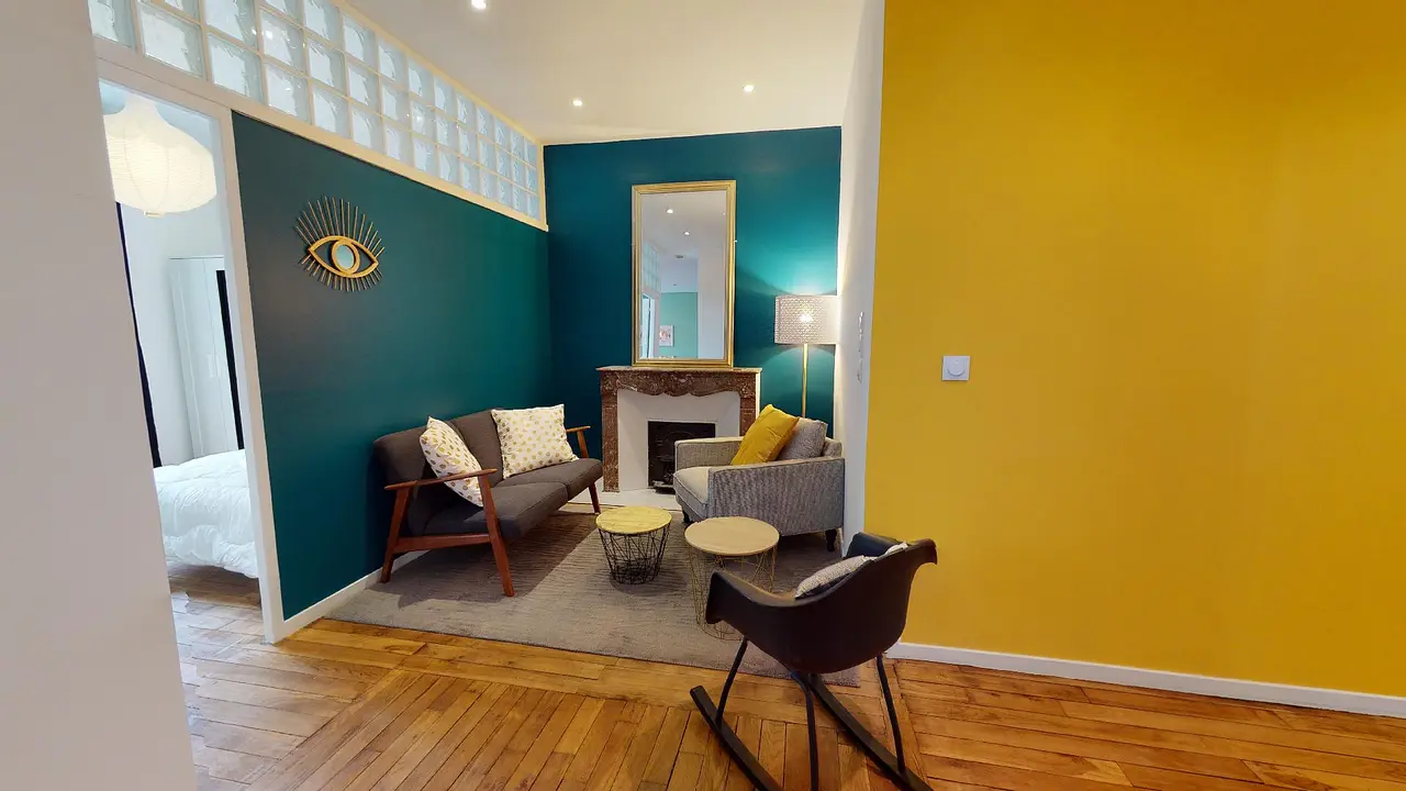 Appartement meublé de 61.0m2 - 1108€ - Lyon