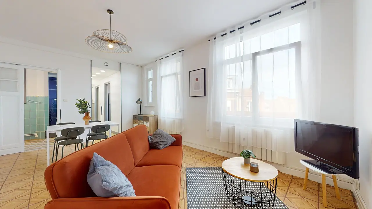 Colocation meublée de 81.0m2 - 375€ - Tourcoing