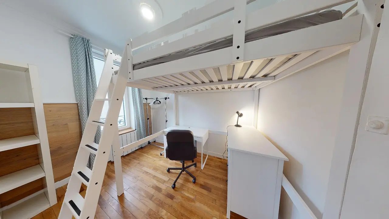 Colocation meublée de 92.0m2 - 586€ - La Courneuve