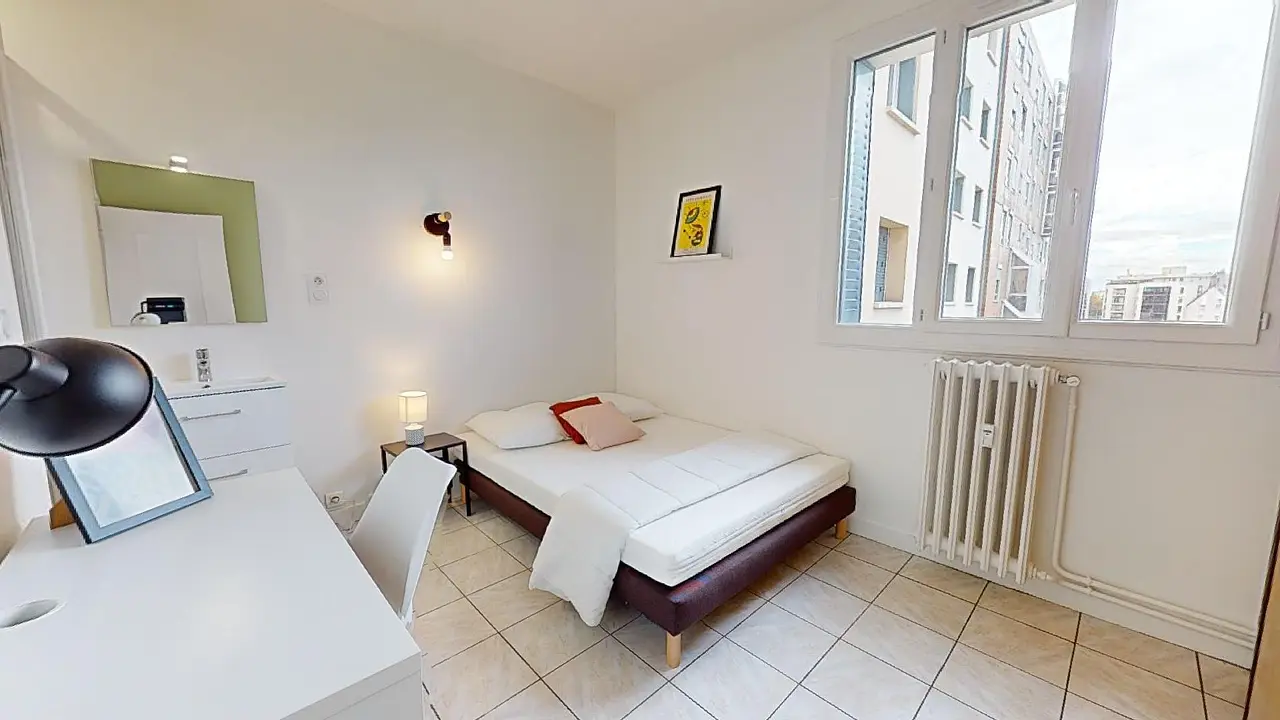 Colocation meublée de 77.0m2 - 654€ - Lyon