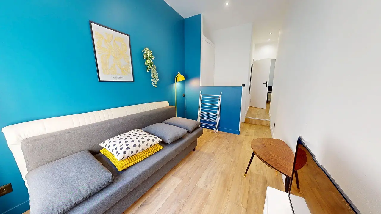 Appartement meublé de 21.0m2 - 750€ - Lyon