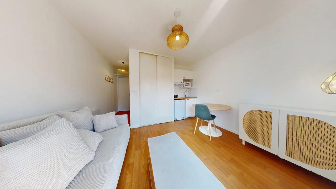 Appartement meublé de 18.9m2 - 595€ - Villeurbanne