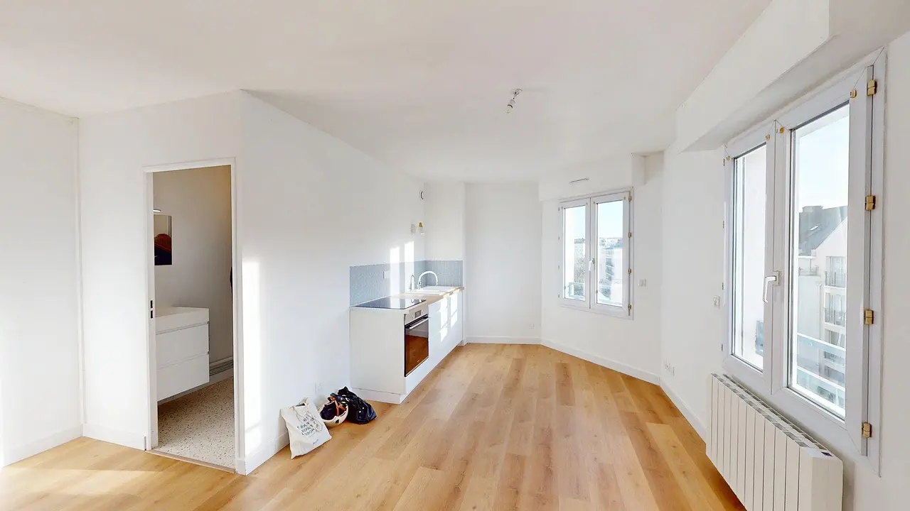 Appartement non meublé de 32.0m2 - 630€ - Nantes