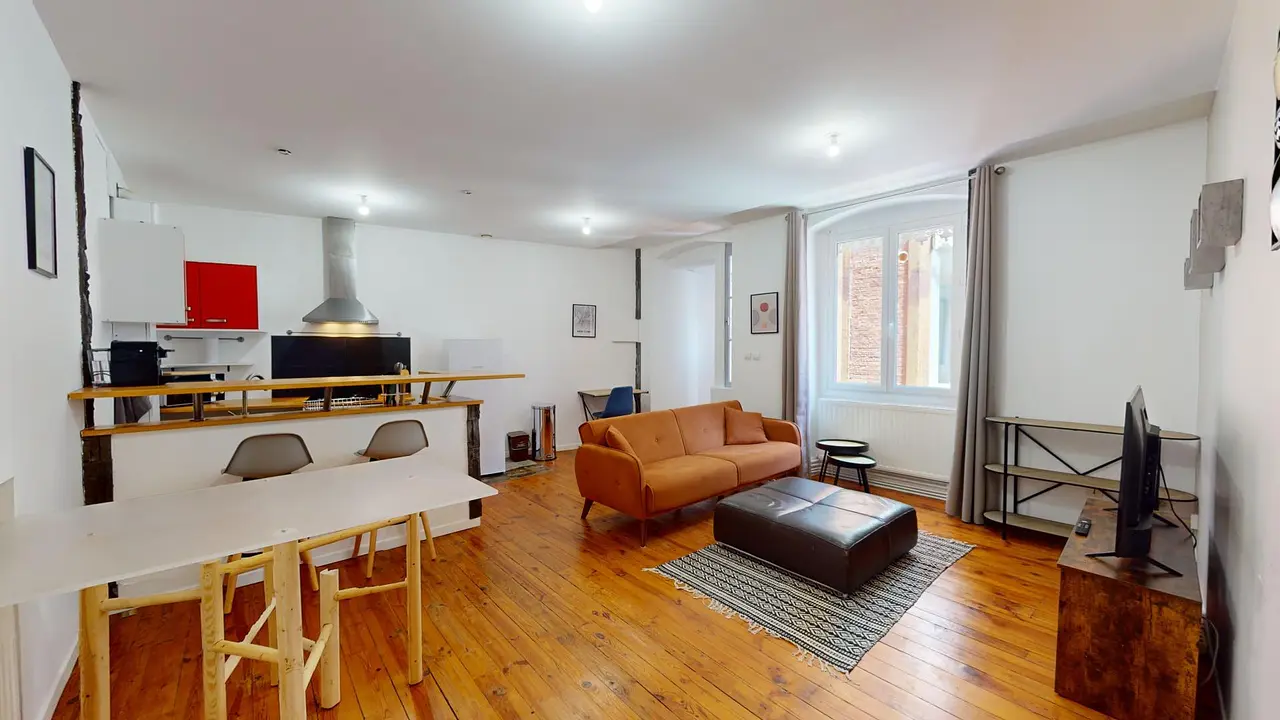 Appartement meublé de 65.0m2 - 656€ - Saint-Étienne