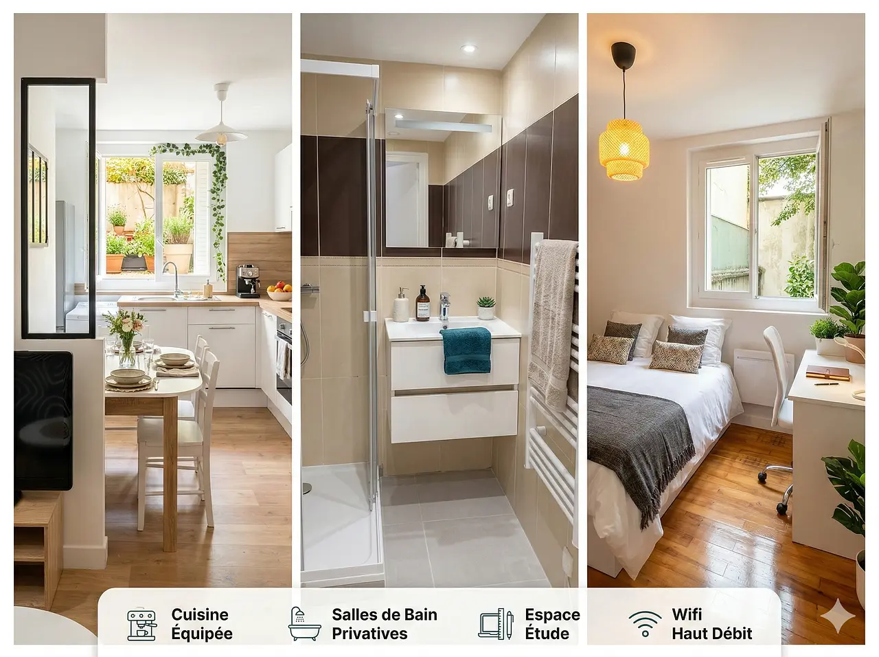  Plein Centre / 1 Chambre en Colocation - bail individuel / 495€ tout inclu