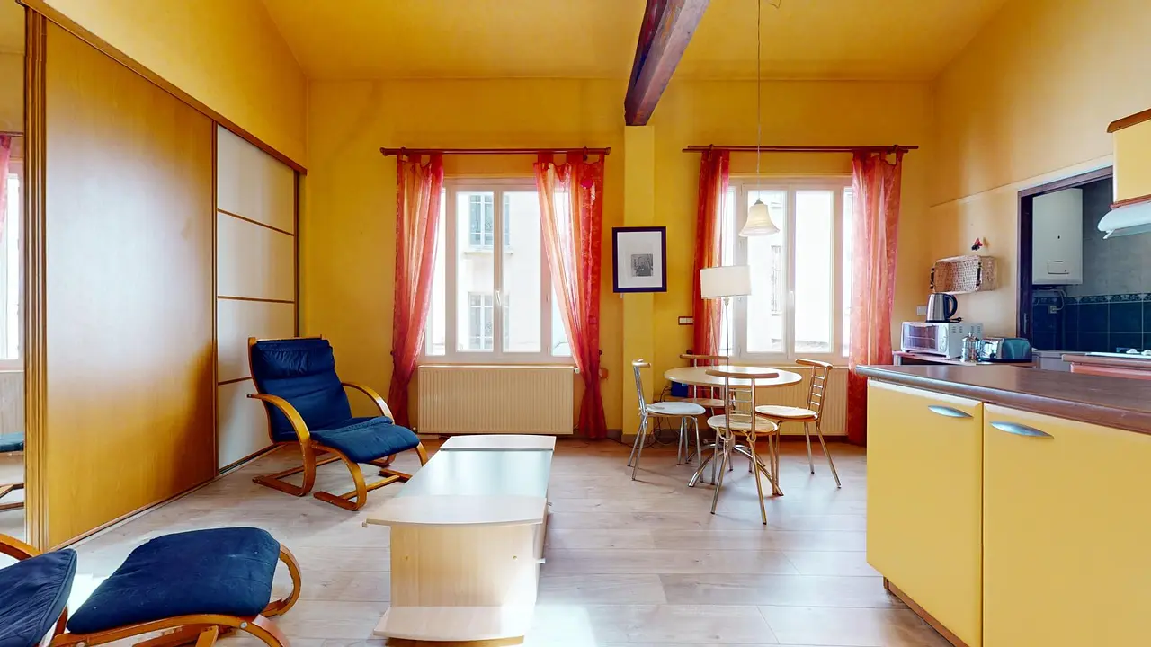 Appartement meublé de 35.0m2 - 875€ - Lyon