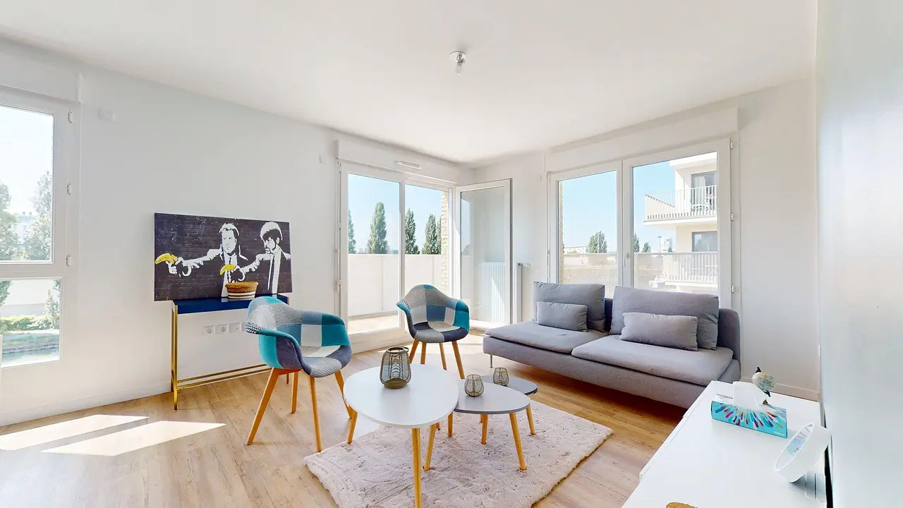 Appartement meublé de 73.46m2 - 1204€ - Bondy