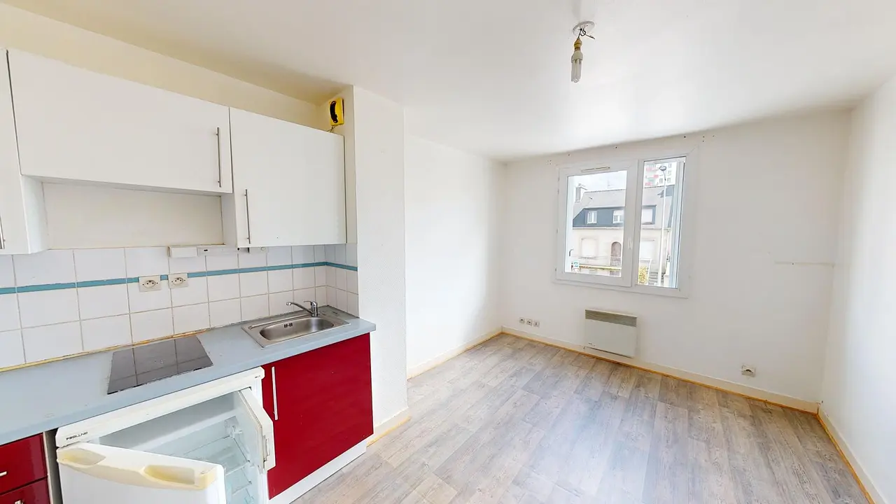 Appartement non meublé de 30.0m2 - 456€ - Brest
