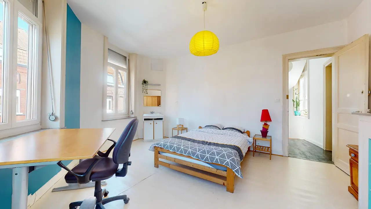 Colocation meublée de 190.0m2 - 456€ - Roubaix