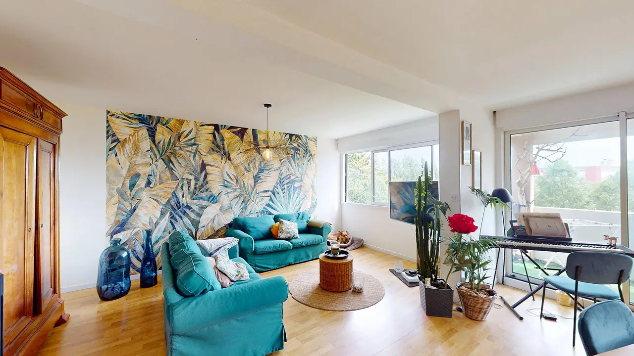 Appartement meublé de 90.07m2 - 950€ - Brest