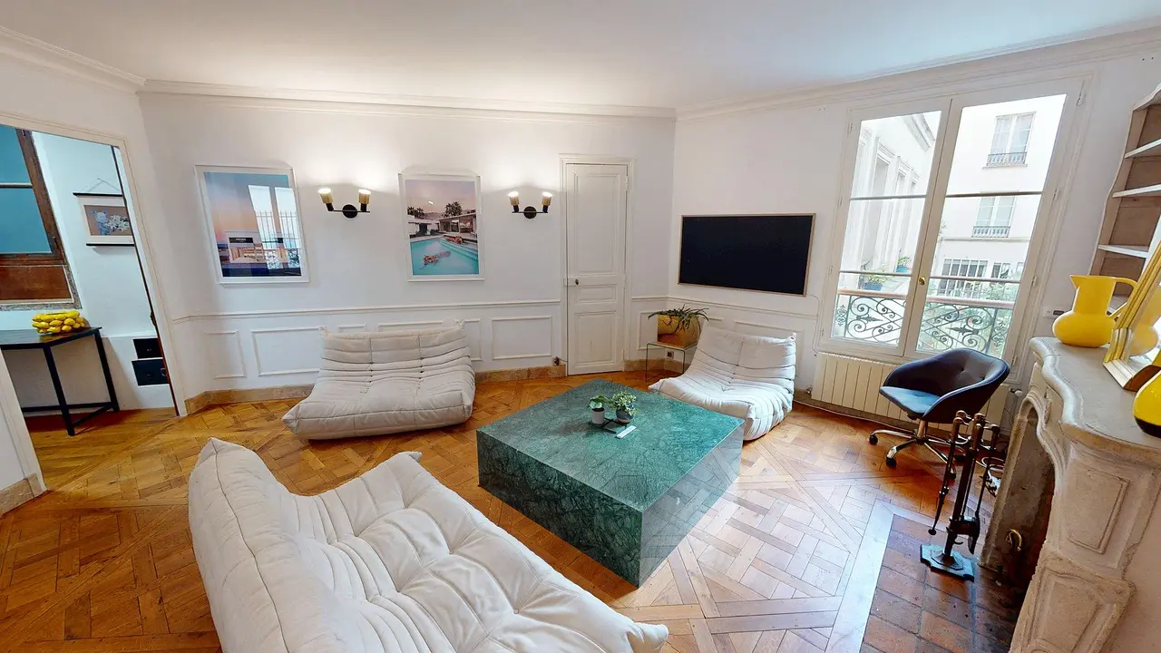 Appartement meublé de 100.0m2 - 3400€ - Paris