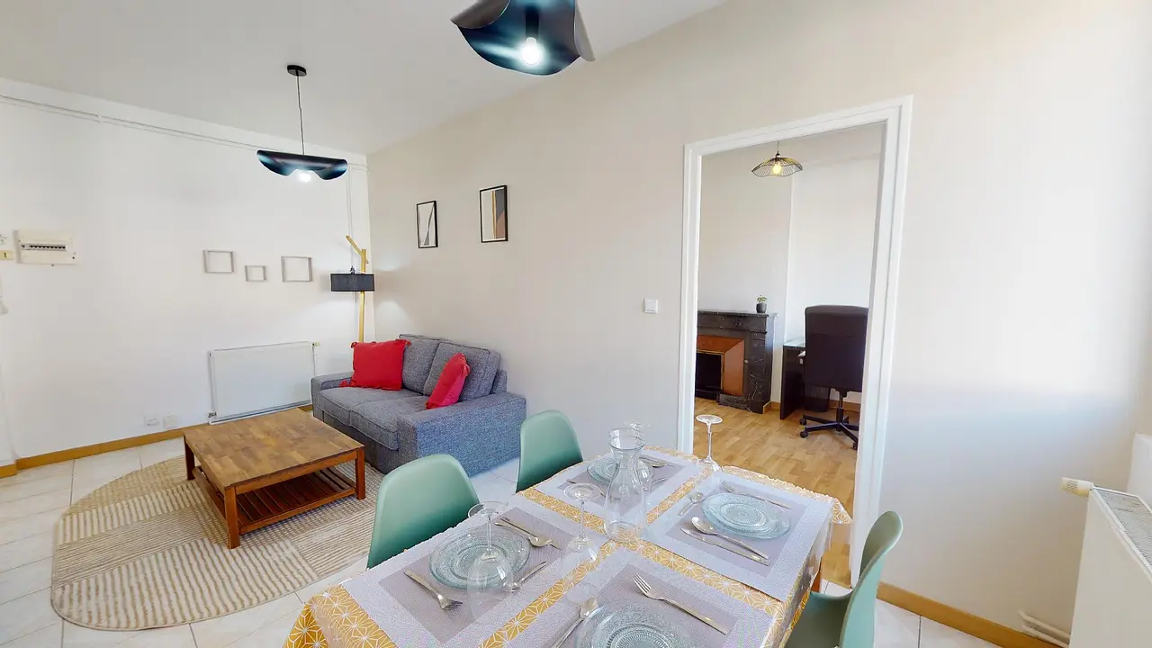 Appartement meublé de 40.0m2 - 515€ - Saint-Étienne
