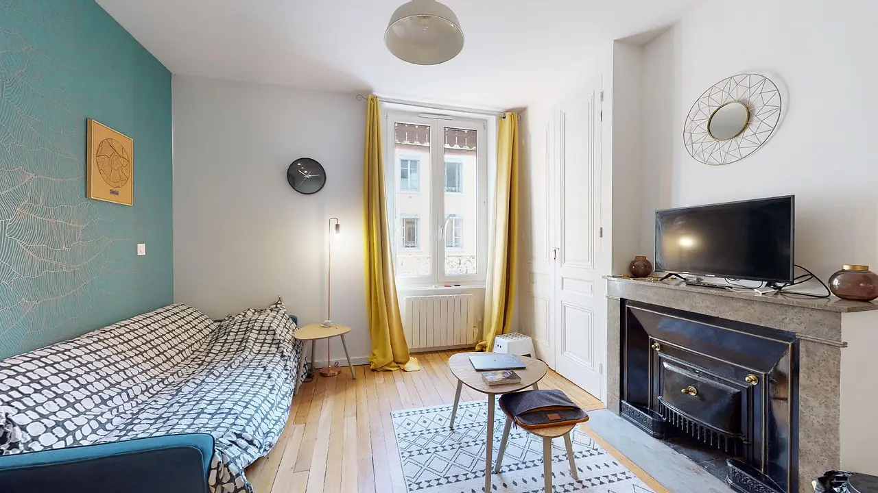Appartement meublé de 24.0m2 - 738€ - Lyon