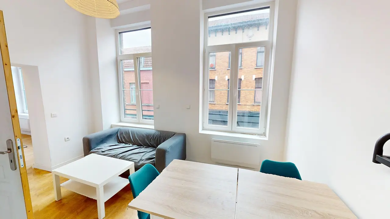 Appartement meublé de 26.39m2 - 530€ - Roubaix