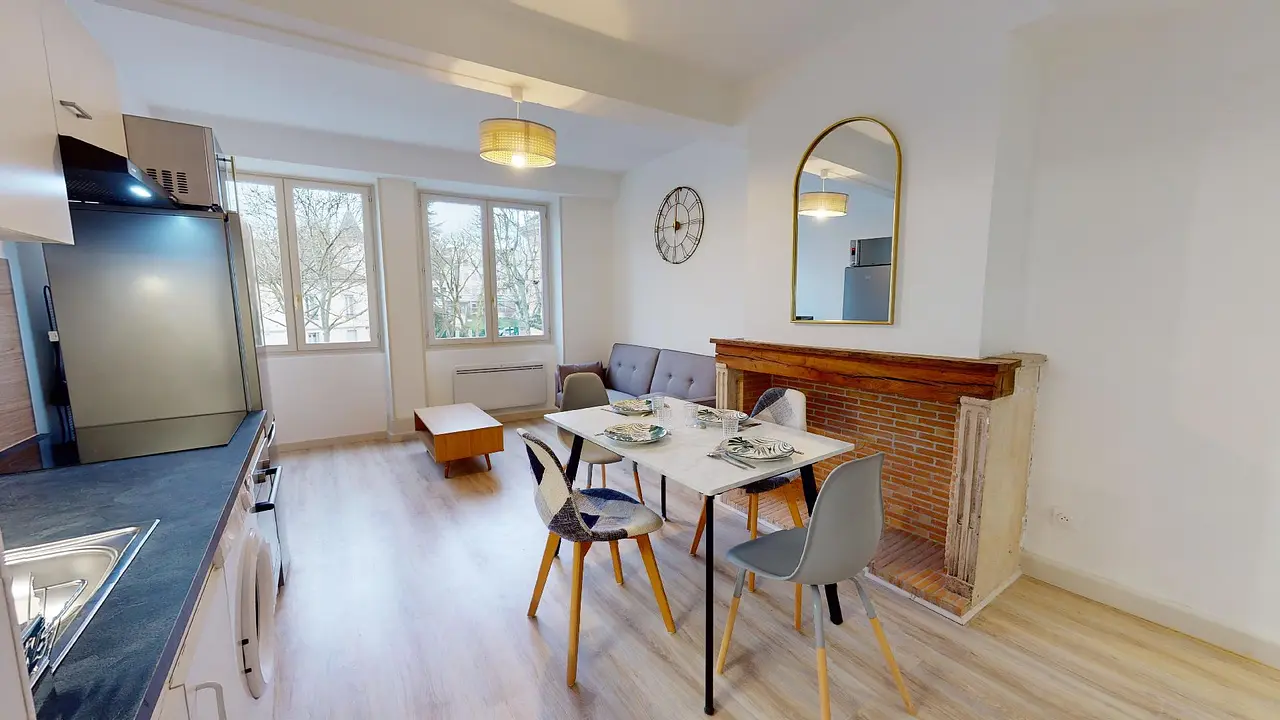 Appartement meublé de 38.0m2 - 602€ - Mâcon