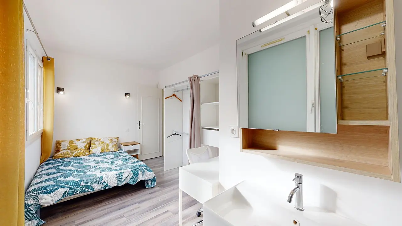 Colocation meublée de 89.0m2 - 420€ - Pau