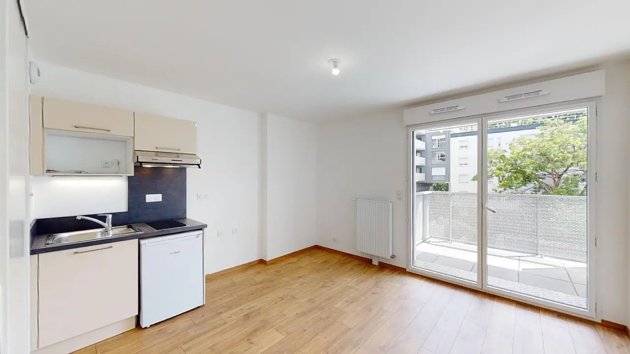 Appartement non meublé de 25.0m2 - 420€ - Rennes