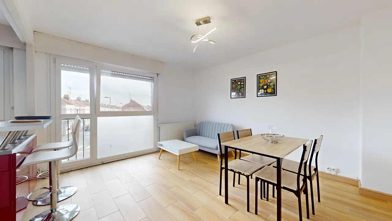 Colocation meublée de 64.0m2 - 415€ - Mons-en-Barœul