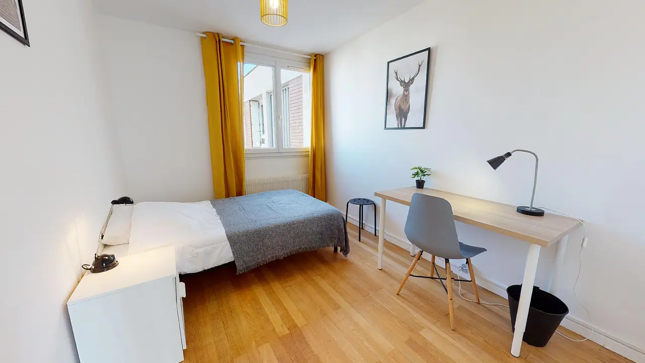 Colocation meublée de 57.0m2 - 501€ - Villeurbanne