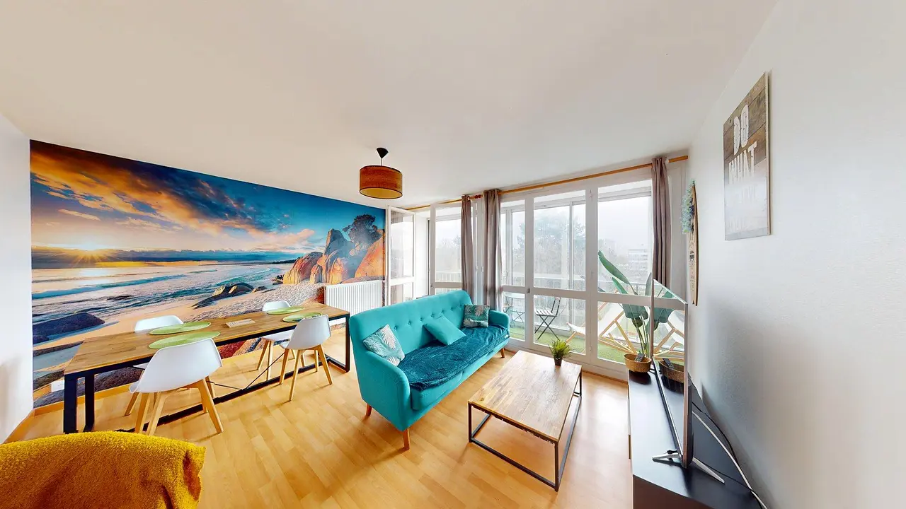 Colocation meublée de 96.9m2 - 400€ - Brest