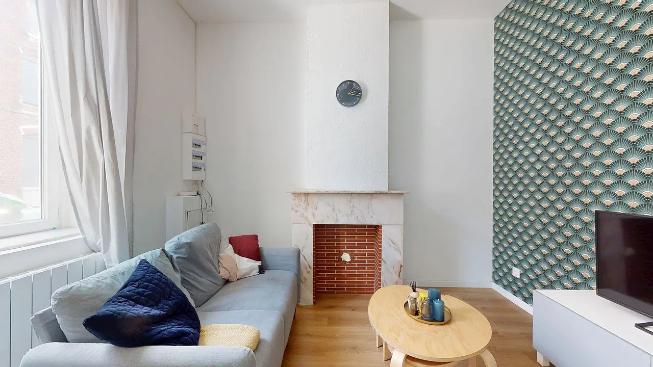 Colocation meublée de 91.0m2 - 410€ - Tourcoing