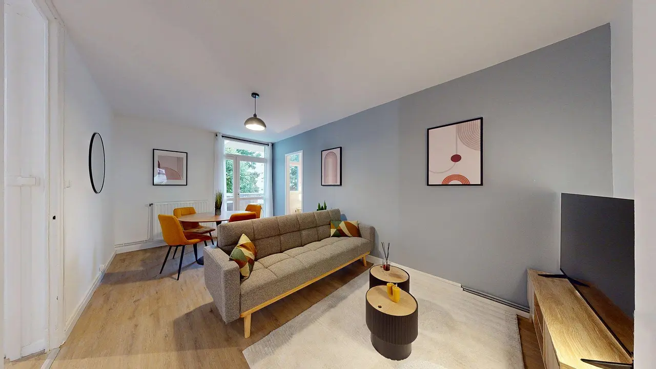 Colocation meublée de 68.72m2 - 480€ - Lyon