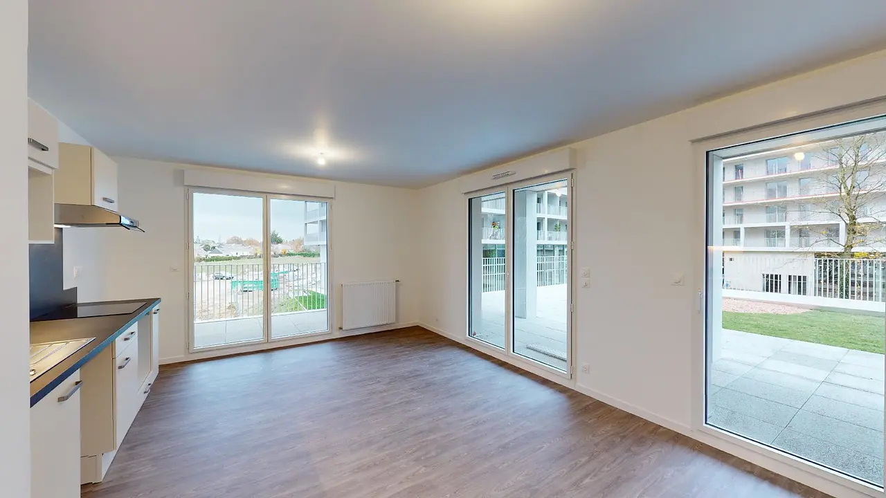Appartement non meublé de 62.0m2 - 858€ - Rennes