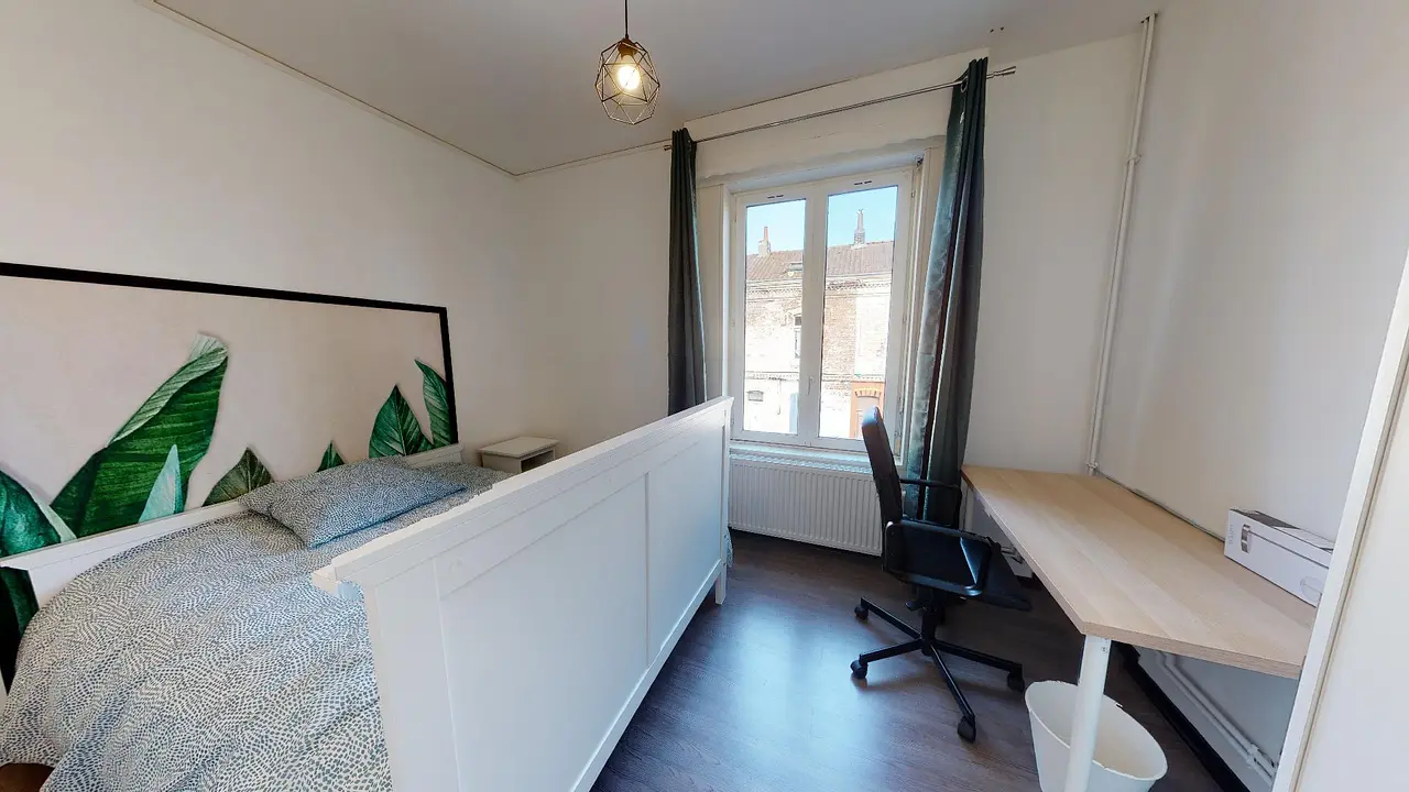 Colocation meublée de 100.0m2 - 430€ - Roubaix