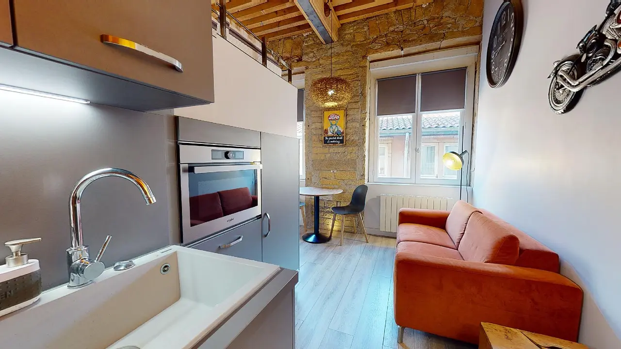 Appartement meublé de 24.0m2 - 767€ - Lyon