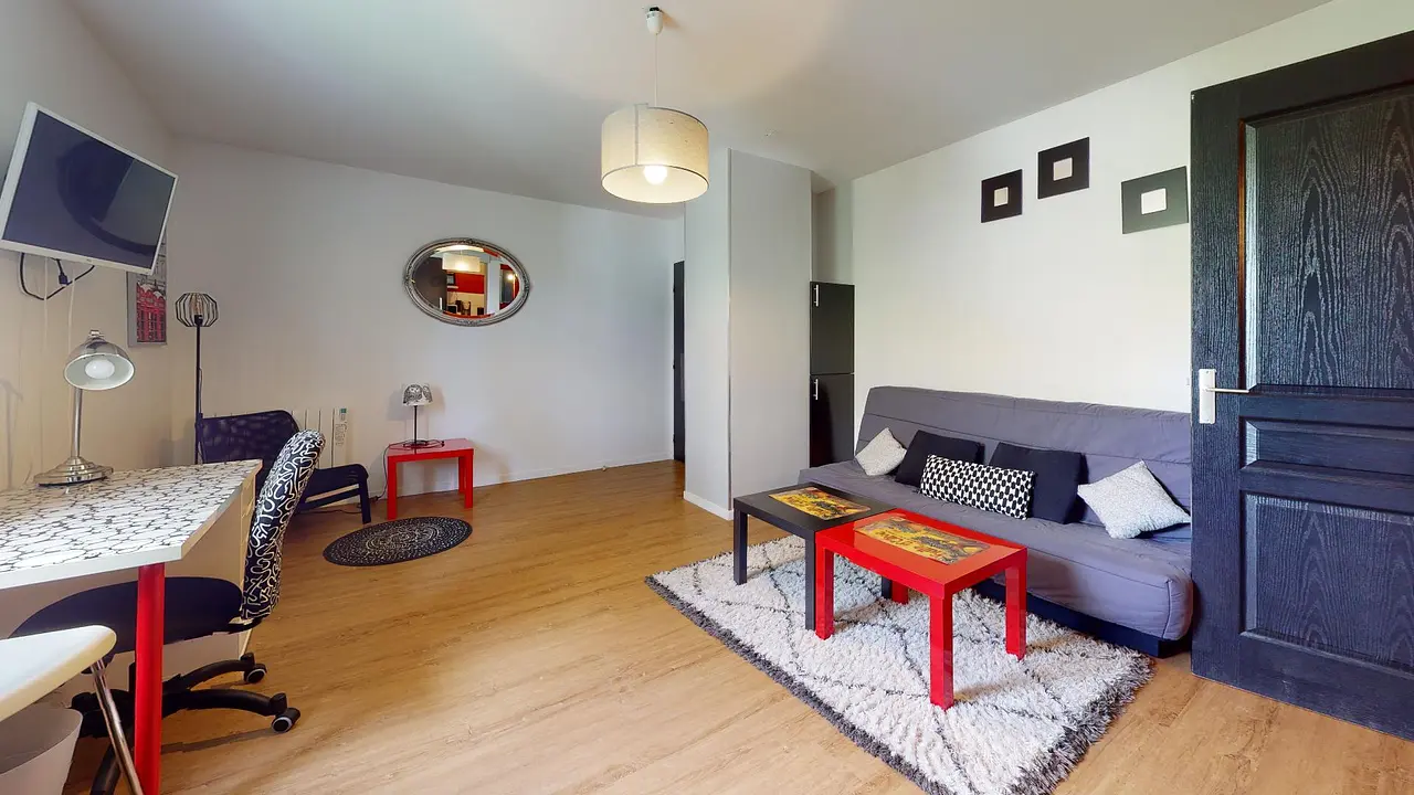 Appartement meublé de 29.09m2 - 695€ - Nantes