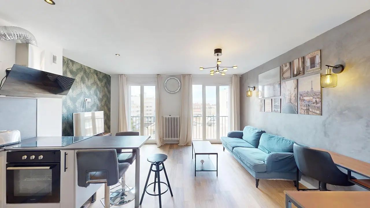 Appartement meublé de 53.0m2 - 988€ - Marseille